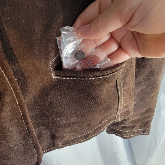 Wilsons Leather Brown Suede Jacket - Picture 13 of 17